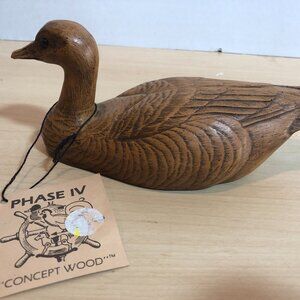 NWT Phase IV Concept Wood Loon Duck Approx 7" Length #F78